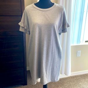 Short Ruffle Sleeve Dress